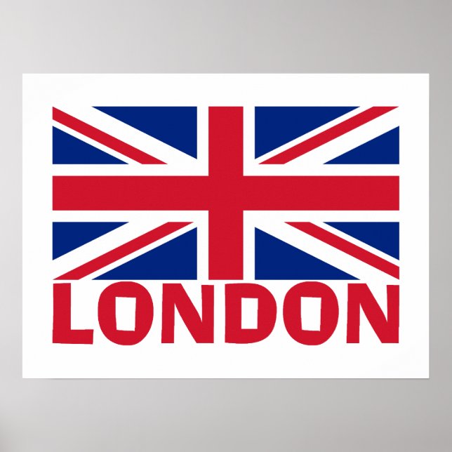 Poster Londres em Red (Frente)