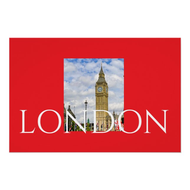 Póster Londres está Chamando (Frente)