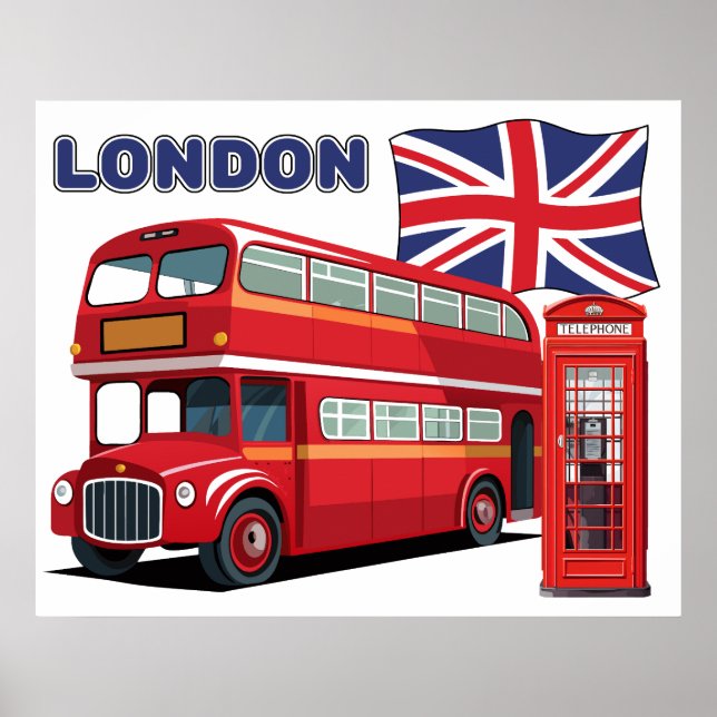 Poster Londres Inglaterra (Frente)