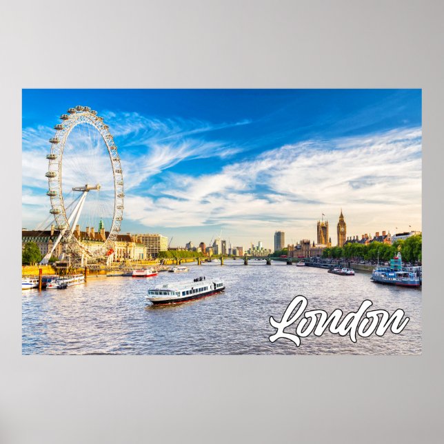 Poster Londres, Inglaterra, Reino Unido (Frente)