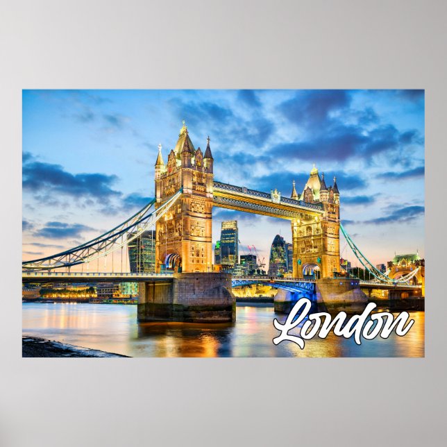 Poster Londres, Inglaterra, Reino Unido (Frente)