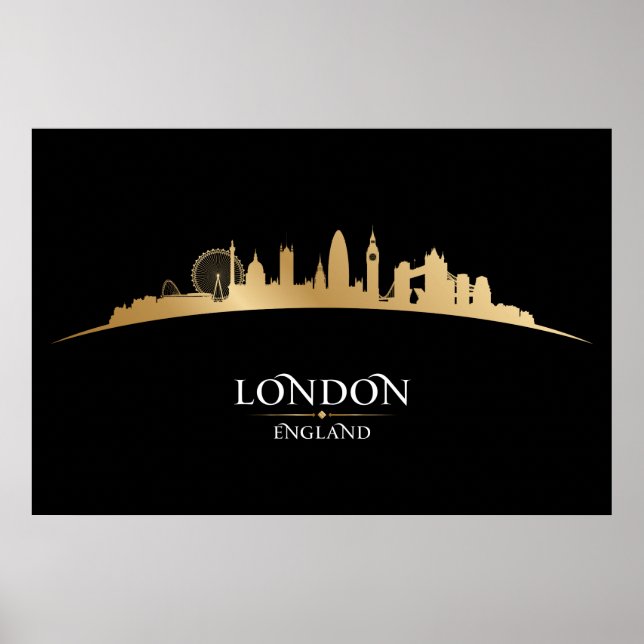 Póster Londres, Inglaterra - SRF (Frente)