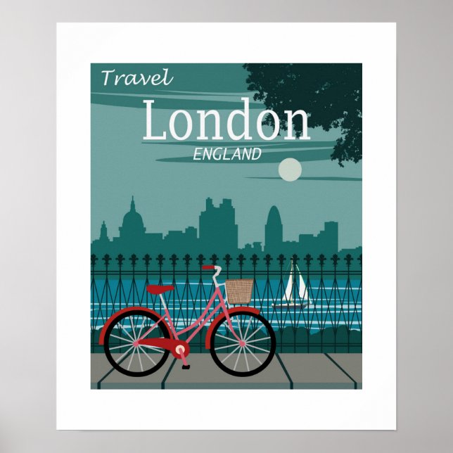 Poster - Londres Inglaterra UK (Frente)