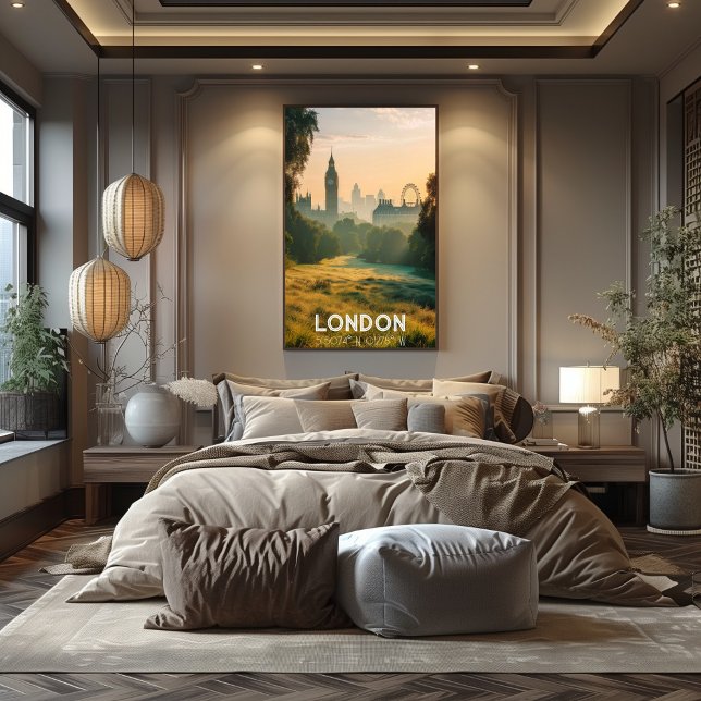 Póster Londres: La Ciudad del Big Ben - Parques y Skyline (Criador carregado)