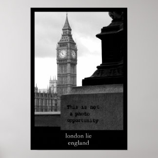 Póster londres lie