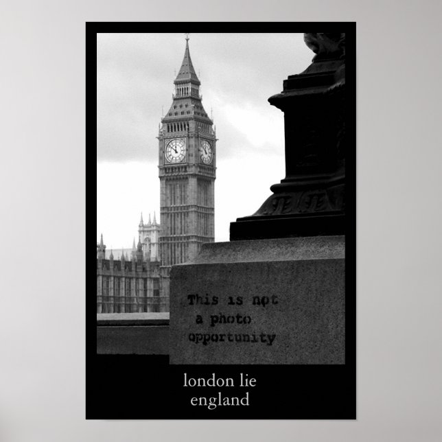 Póster londres lie (Frente)
