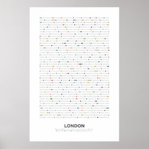 Poster Londres - MetroDots