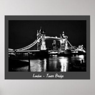 Poster Londres - ponte da torre, noite No.2 (poster)