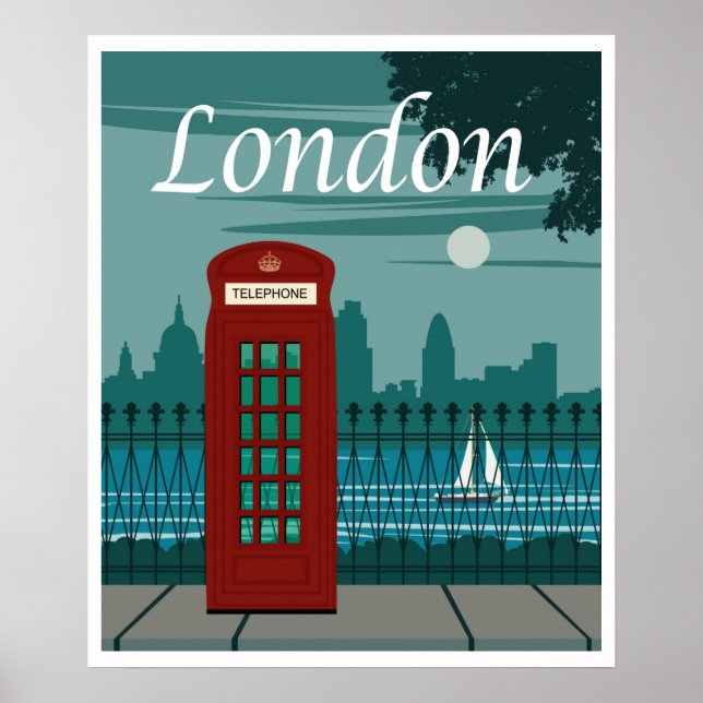 Poster Londres, Viagem da Inglaterra (Frente)