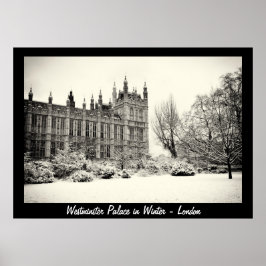 Póster Londres - Westminster no Inverno Nº1 (Cartaz)