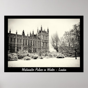 Póster Londres - Westminster no inverno n.o 1 (Poster)