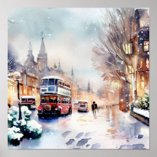 Poster Londres-Winter Wonderland (A)