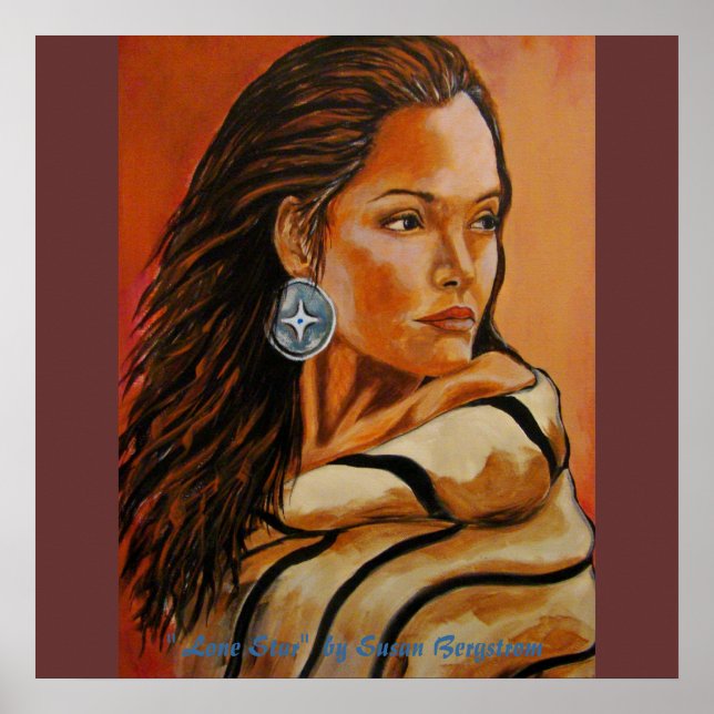 Poster "Lone Star" por Susan Bergstrom (Frente)