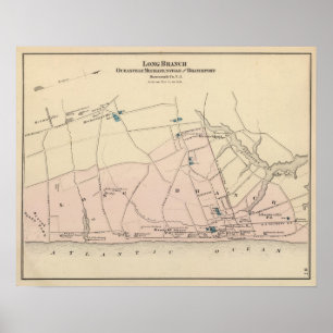 Póster Long Branch, NJ