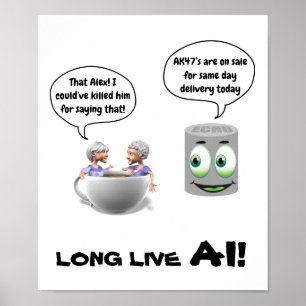Poster Long Live AI (Inteligência Artificial)