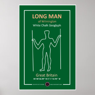 Poster Long Man of Wilmington