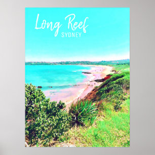 Poster Long Reef Norte praias sydney