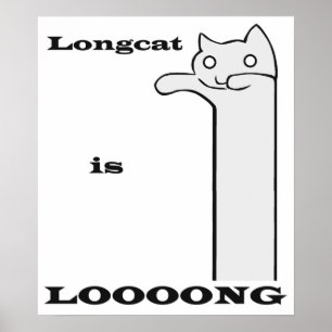 Póster Longcat é longo