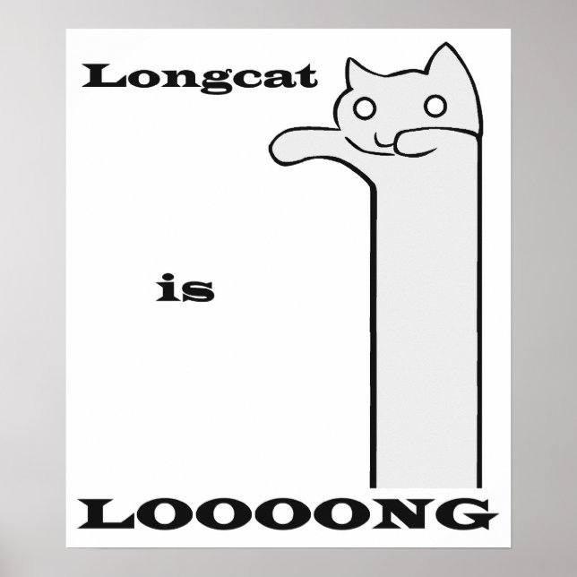 Póster Longcat é Longo (Frente)
