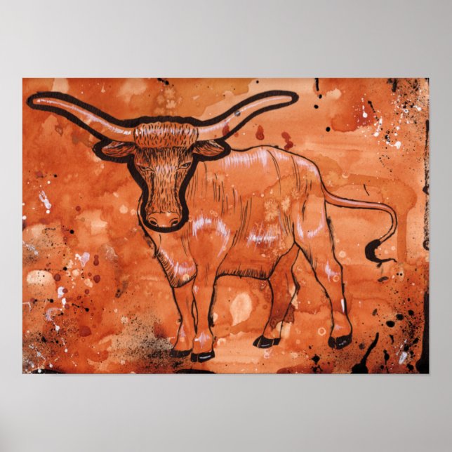 Poster Longhorn II (Frente)