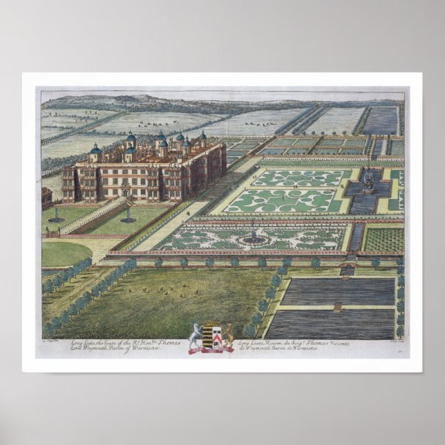 Póster Longo Leato gravado por Johannes Kip (c.1652-1722) (Frente)