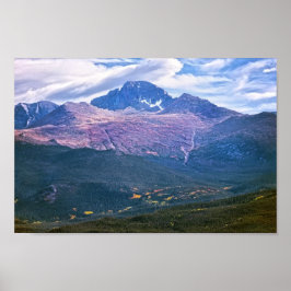 Poster Longs Peak, Rocky Mountain National Park, Colorado