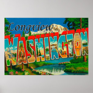 Poster Longview, Washington - grandes cenas da letra