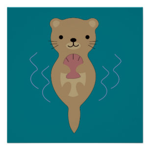 Póster Lontra Cuja