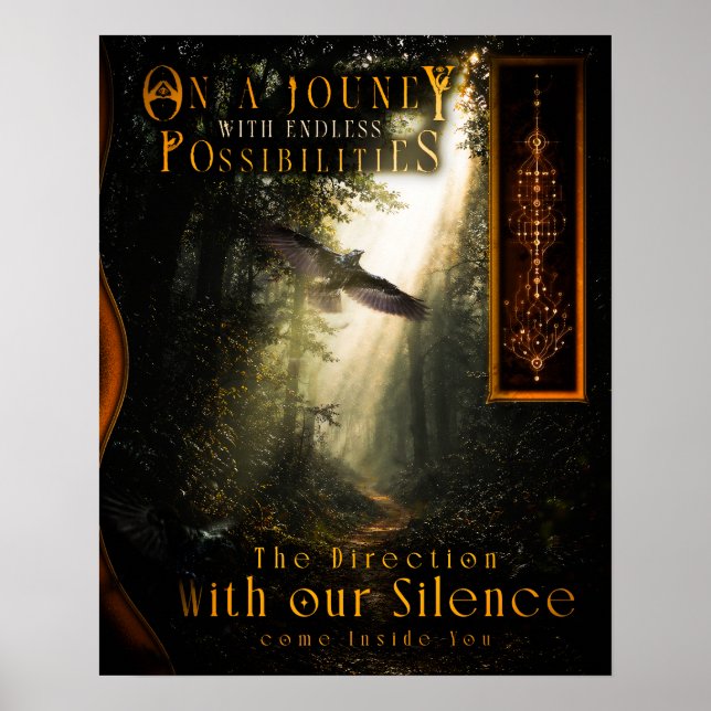 Poster Looking for Peace − The Direction for the Journey (Frente)