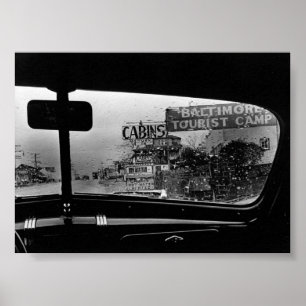 Poster Looking out the window