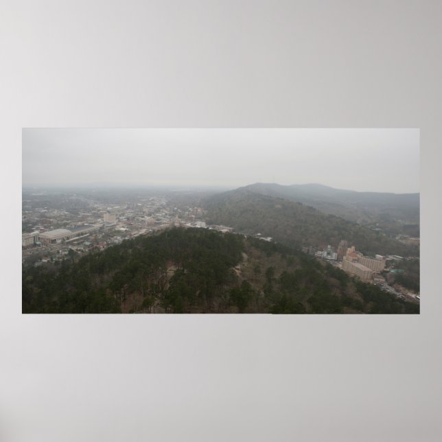 Poster Looking Towards West Mountain, Hot Springs, AR (Frente)
