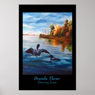 Póster Loon Dance print