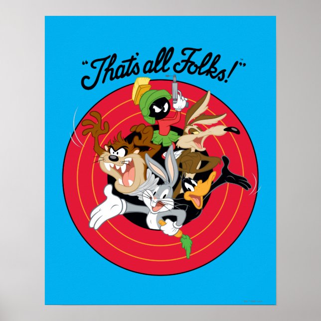 Poster LOONEY TUNES™ "ISSO É TUDO PESSOAL!™" Bullseye Gro (Frente)
