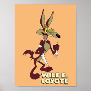 Poster LOONEY TUNES™ - Raios retroativos WILE E. COYOTE