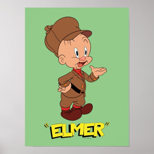 Poster LOONEY TUNES™ Risadas Retro | ELMER FUDD™ (Frente)