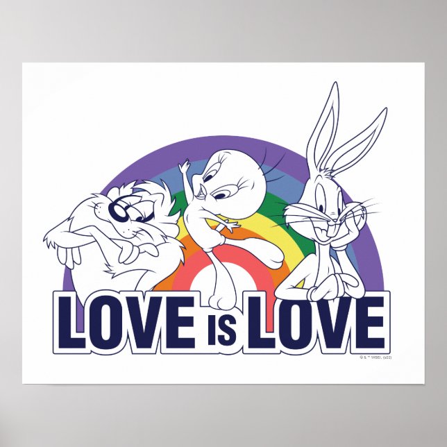 Poster LOONEY TUNS™ - Amor é Amor (Frente)
