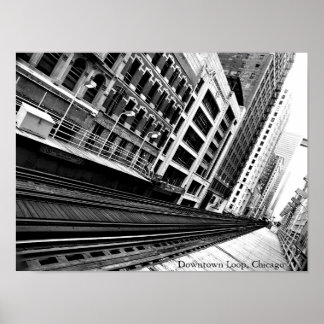 Póster Loop centro, Chicago