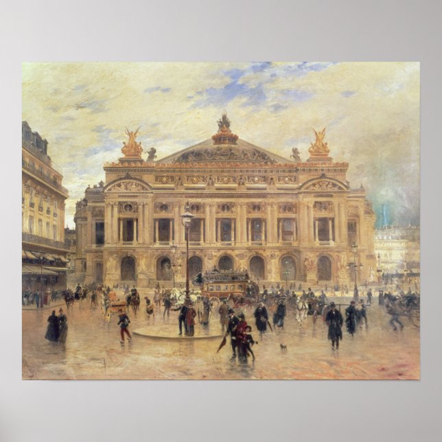 Póster L'Opera, Paris (Frente)