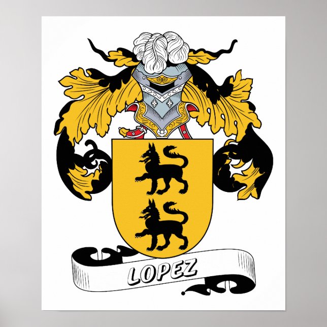 Póster Lopez Family Crest (Frente)