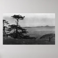 Lopez Island, WA - Rosario Straits e Mt Baker