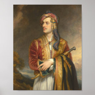 Poster Lord Byron Veste-Se Em Albanês Durante A Guerra G