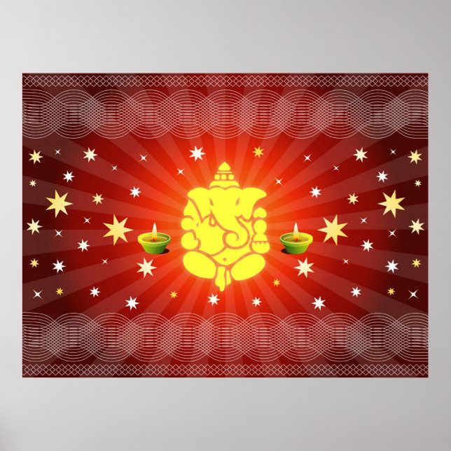 Póster Lord Ganesha (Frente)