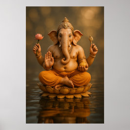 Poster Lord Ganesha | Remoção de óculos e Bestower