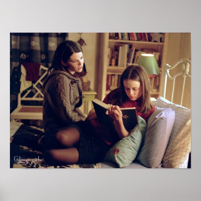 Poster Lorelai e Rory Sentados no Quarto (Frente)