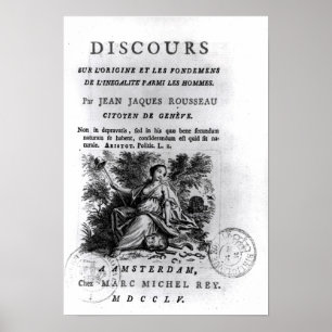 Póster 'l'Origine de Discours e les Fondements