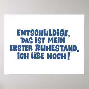 Poster Loriot - Pappa Ante Portas - Ruhestand