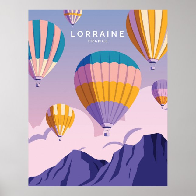 Poster Lorraine France viagem (Frente)