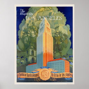 Poster Los Angeles, a cidade maravilhosa