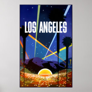 Póster Los Angeles, Califórnia, cartaz do viagem