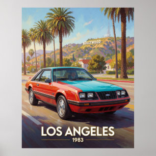 Poster Los Angeles Califórnia Show de Rua 1983